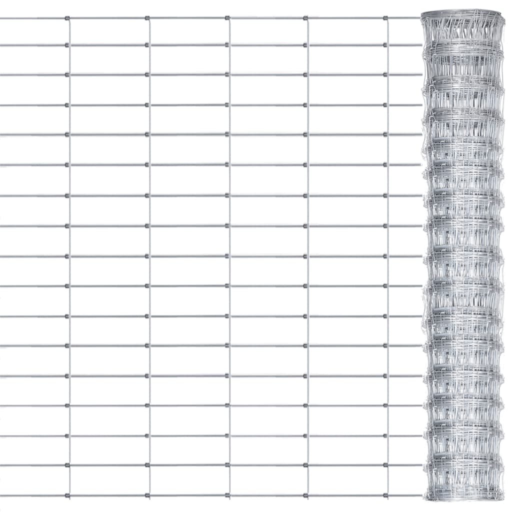 Gard De Grădină, 50 M, Oțel Galvanizat, 150 Cm
