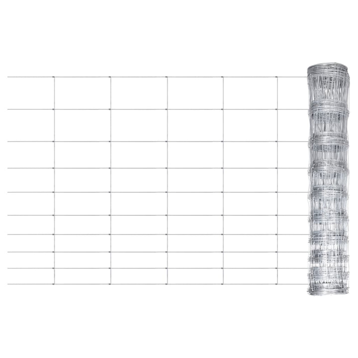 Gard De Grădină, 50 M, Oțel Galvanizat, 150 Cm