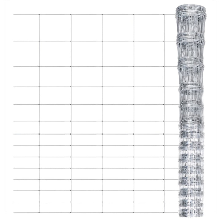 Gard De Grădină, 50 M, Oțel Galvanizat, 150 Cm