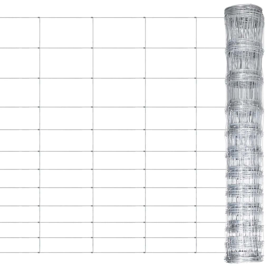 Gard De Grădină, 50 M, Oțel Galvanizat, 150 Cm