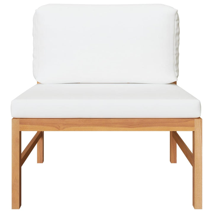 Set Mobilier Grădină Cu Perne , 3 Piese, Lemn De Tec
