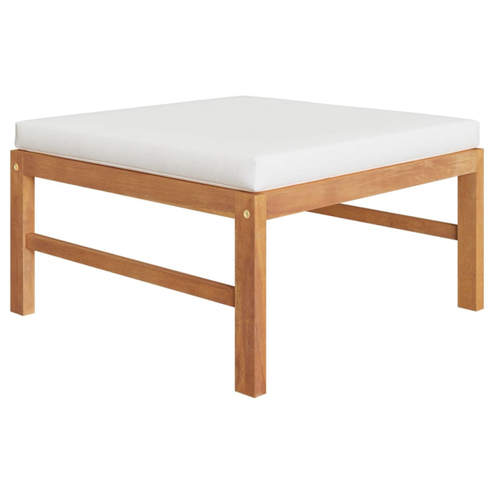 Set Mobilier Grădină Cu Perne , 3 Piese, Lemn De Tec