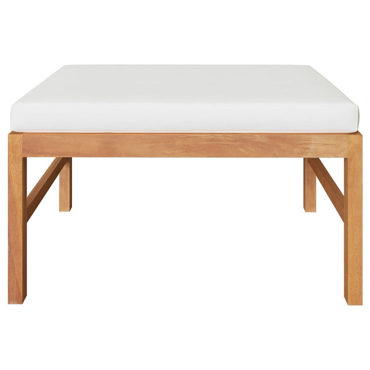 Set Mobilier Grădină Cu Perne , 3 Piese, Lemn De Tec