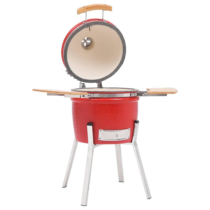 Grătar Kamado Cu Afumătoare Din Ceramică 81 Cm