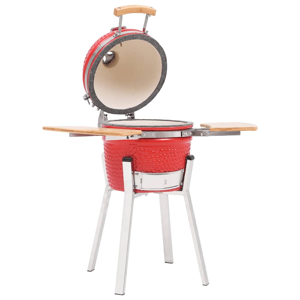 Grătar Cu Afumătoare Kamado, 76 Cm, Ceramică