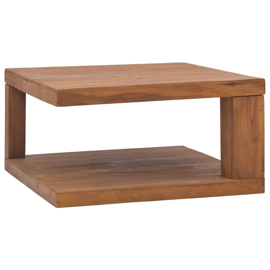 Măsuță De Cafea, 65X65X33, Lemn Masiv De Tec