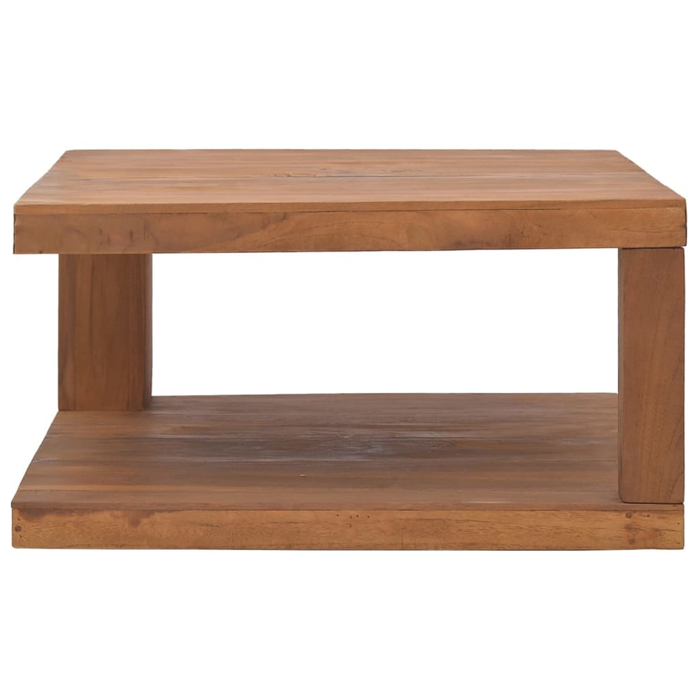 Măsuță De Cafea, 65X65X33, Lemn Masiv De Tec