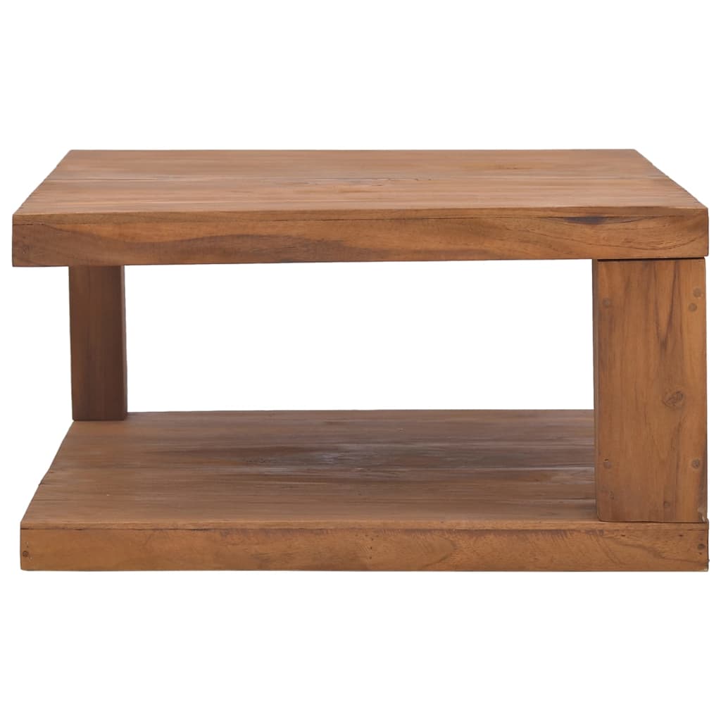 Măsuță De Cafea, 65X65X33, Lemn Masiv De Tec