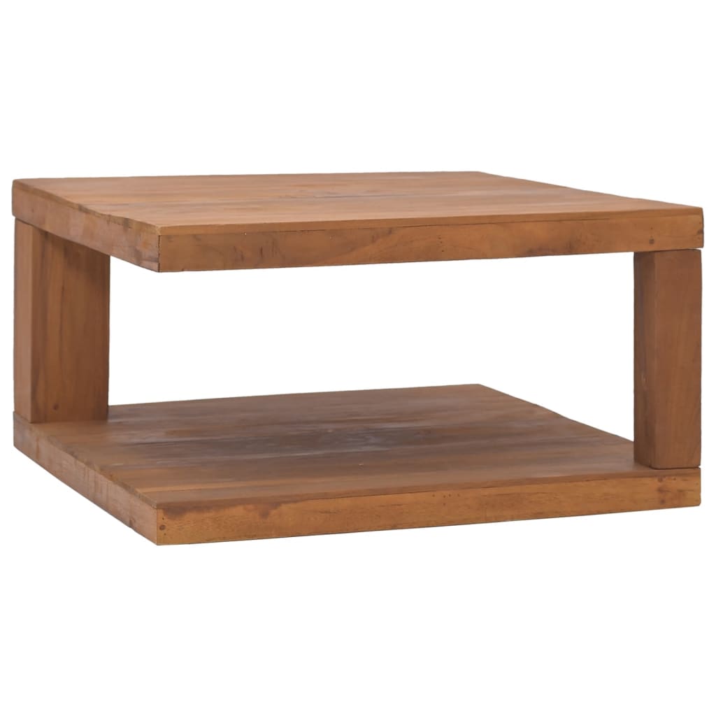 Măsuță De Cafea, 65X65X33, Lemn Masiv De Tec