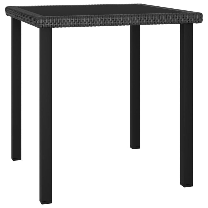 Set De Masă Și Scaune De Exterior, 3 Piese, , Poliratan