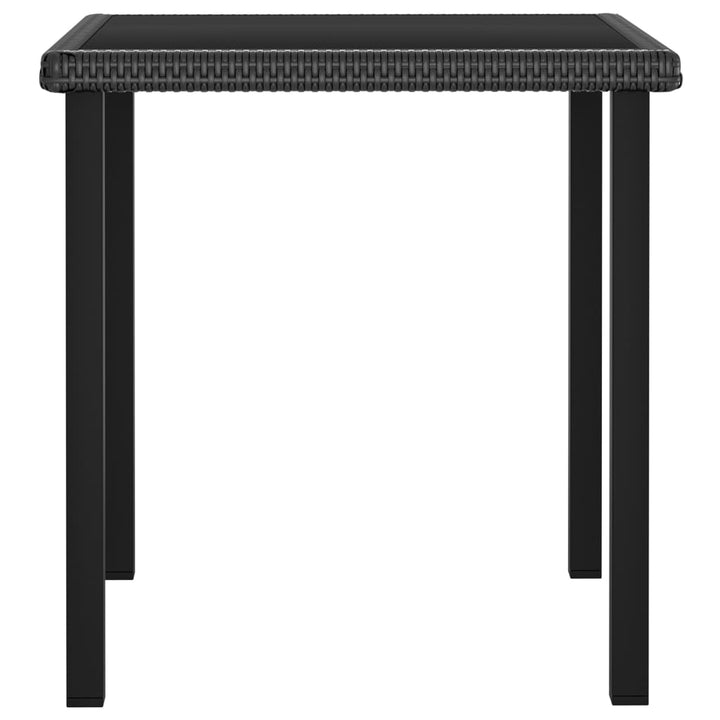 Set De Masă Și Scaune De Exterior, 3 Piese, , Poliratan