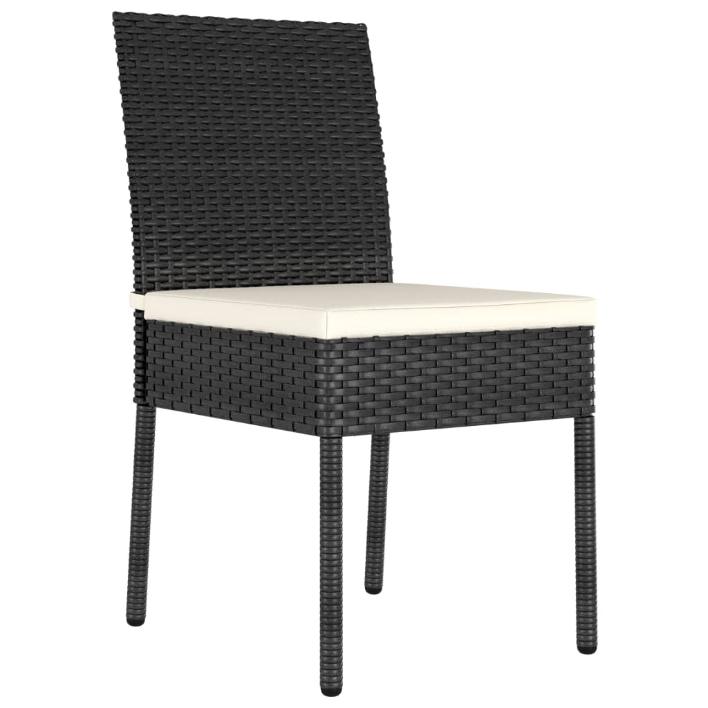 Set De Masă Și Scaune De Exterior, 3 Piese, , Poliratan