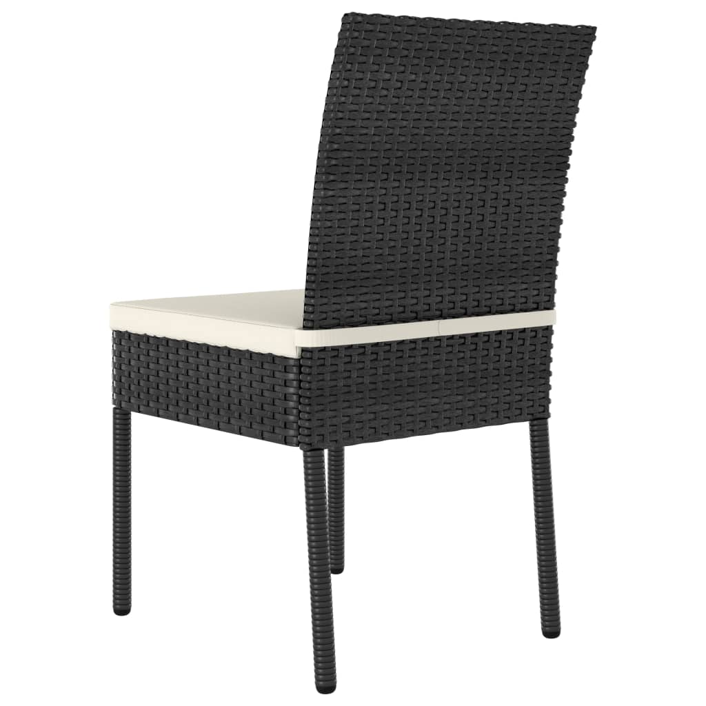 Set De Masă Și Scaune De Exterior, 3 Piese, , Poliratan