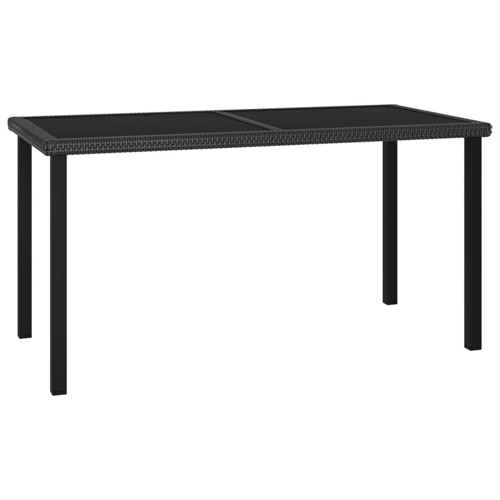 Set De Masă Și Scaune De Exterior, 5 Piese, , Poliratan