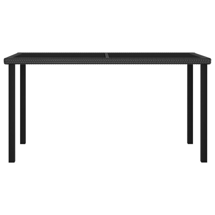 Set De Masă Și Scaune De Exterior, 5 Piese, , Poliratan
