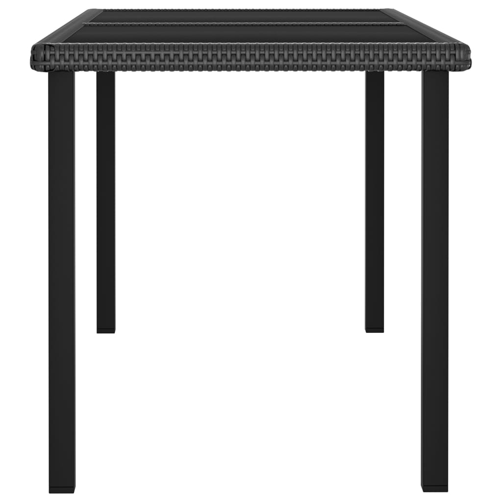 Set De Masă Și Scaune De Exterior, 5 Piese, , Poliratan