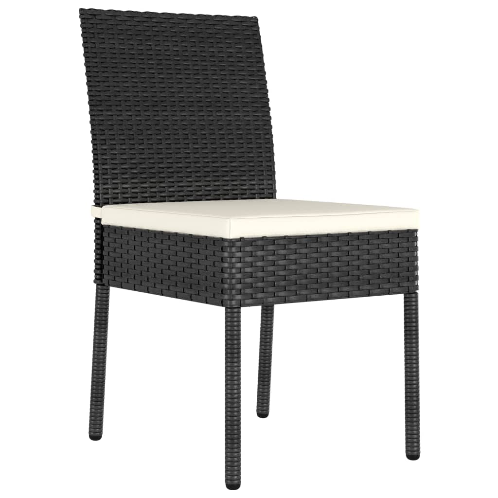 Set De Masă Și Scaune De Exterior, 5 Piese, , Poliratan