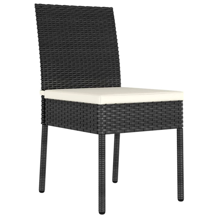 Set De Masă Și Scaune De Exterior, 5 Piese, , Poliratan