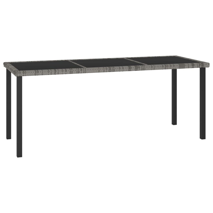 Set Mobilier De Masă Pentru Grădină, 9 Piese, , Poliratan