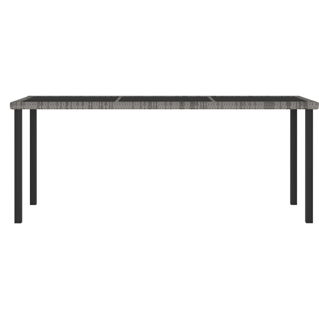 Set Mobilier De Masă Pentru Grădină, 9 Piese, , Poliratan