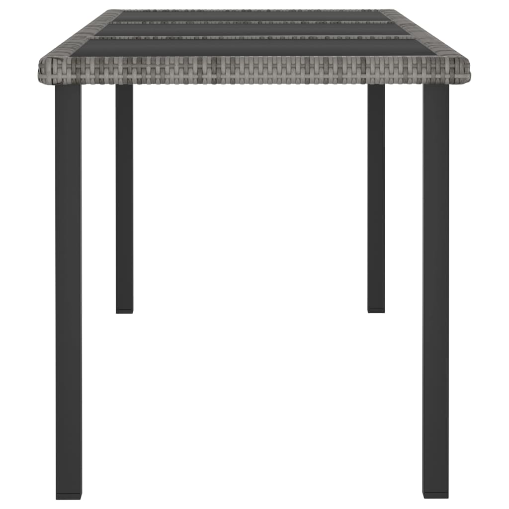 Set Mobilier De Masă Pentru Grădină, 9 Piese, , Poliratan
