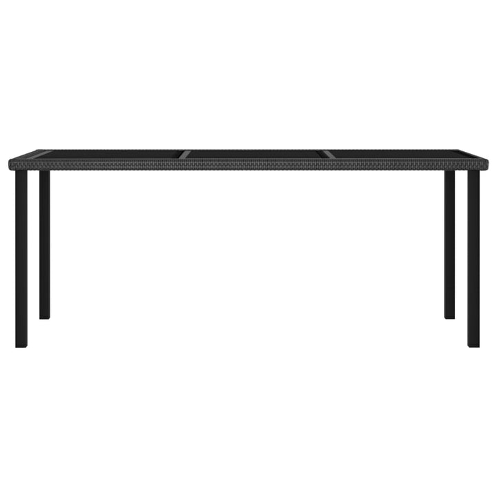 Set De Masă Și Scaune De Exterior, 9 Piese, , Poliratan