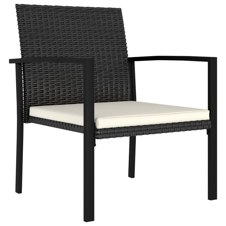 Set De Masă Și Scaune De Exterior, 9 Piese, , Poliratan