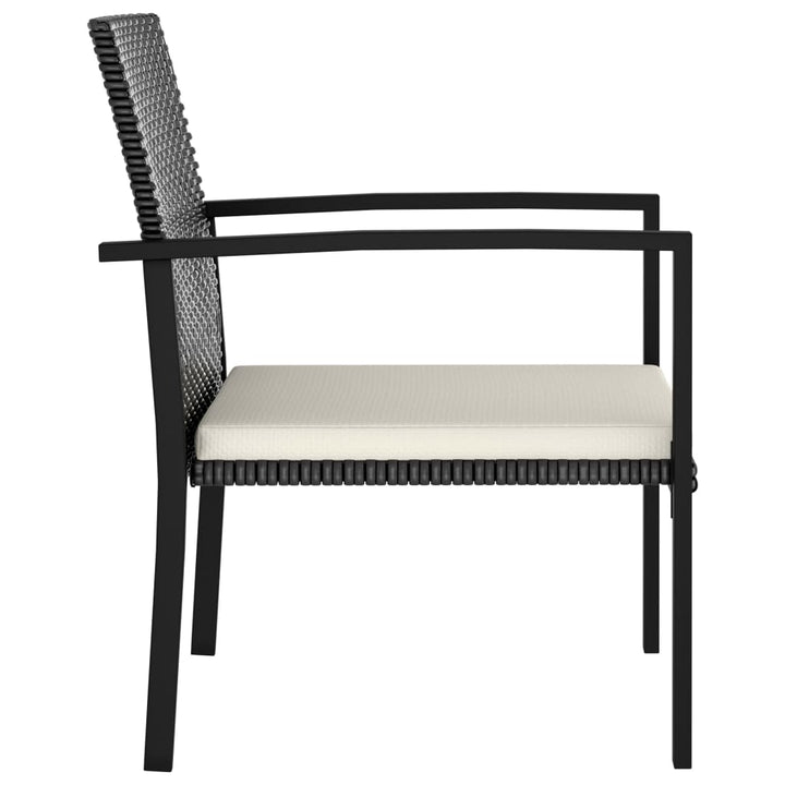 Set De Masă Și Scaune De Exterior, 9 Piese, , Poliratan