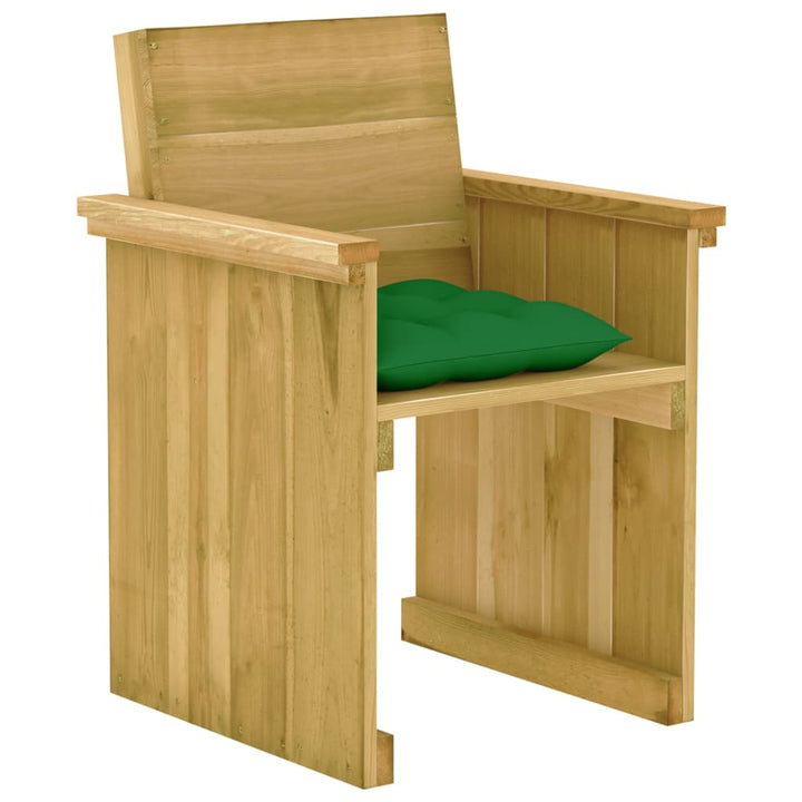 Set Mobilier De Grădină Cu Perne, 7 Piese, Lemn De Pin Tratat