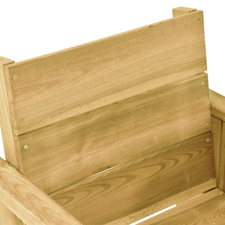 Set Mobilier De Grădină Cu Perne, 7 Piese, Lemn De Pin Tratat