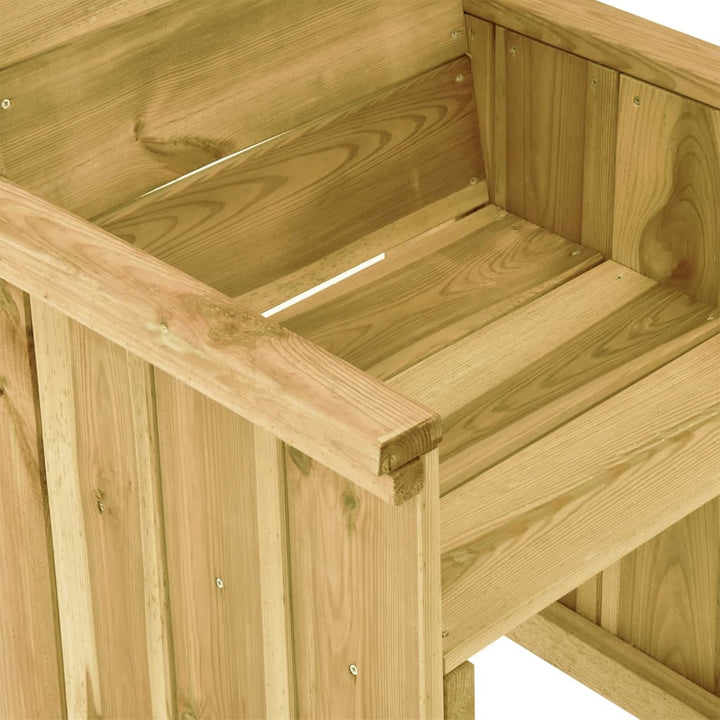 Set Mobilier De Grădină Cu Perne, 7 Piese, Lemn De Pin Tratat