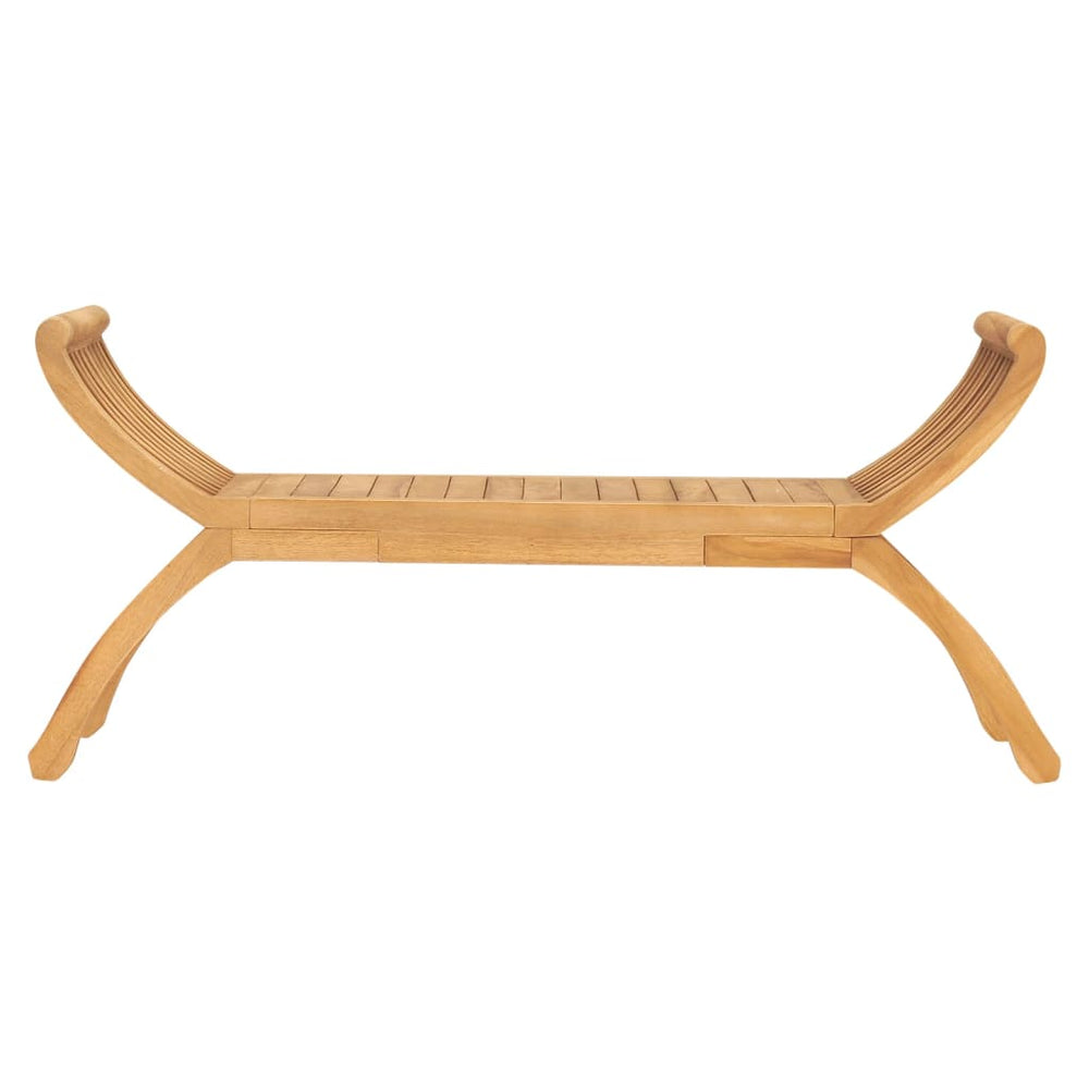 Bancă De Grădină, 126 Cm, Lemn Masiv De Tec