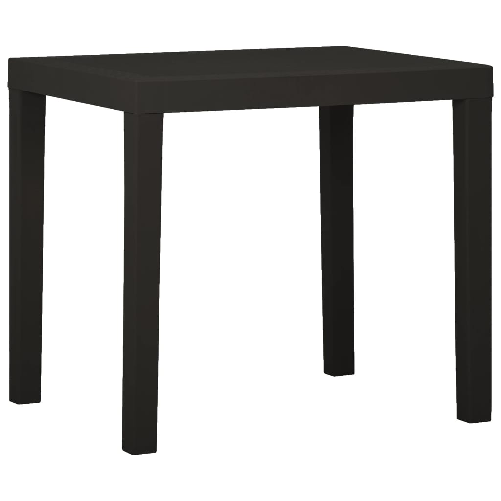 Masă De Grădină, Antracit, 79X65X72 Cm, Plastic