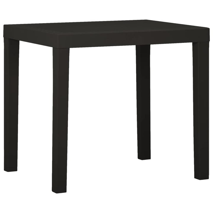Masă De Grădină, Antracit, 79X65X72 Cm, Plastic