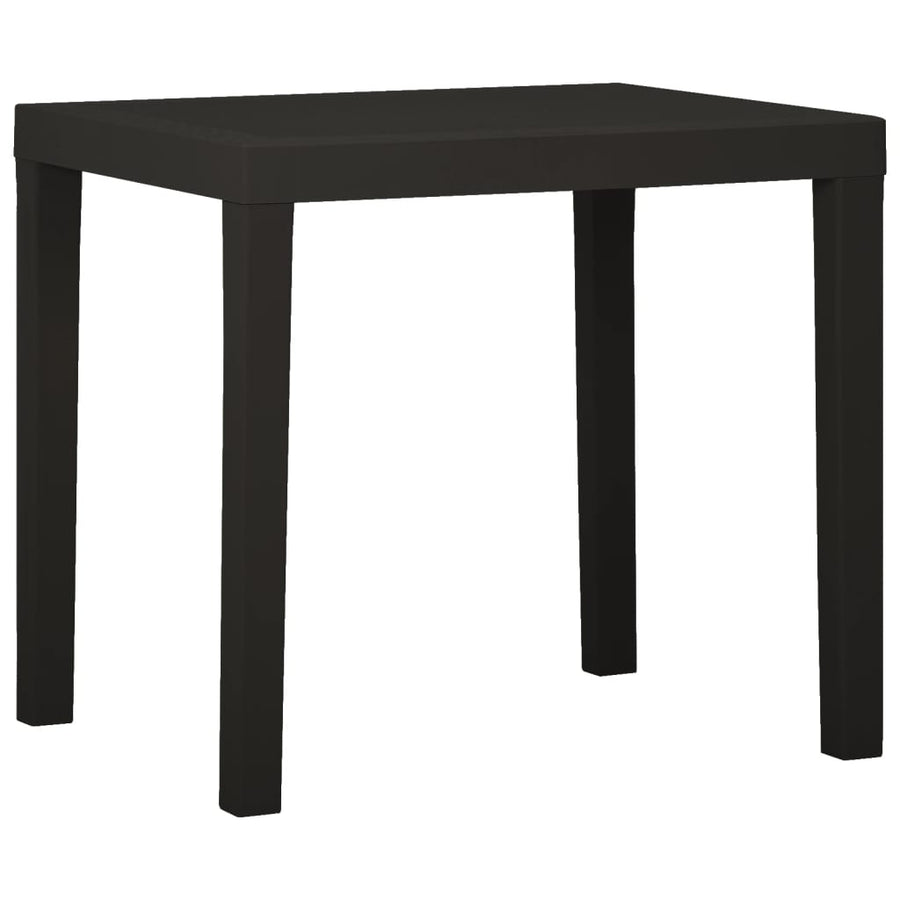 Masă De Grădină, Antracit, 79X65X72 Cm, Plastic