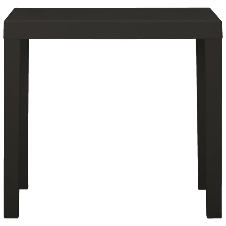 Masă De Grădină, Antracit, 79X65X72 Cm, Plastic