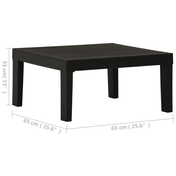 Set Mobilier De Grădină Cu Perne, 2 Piese, , Plastic