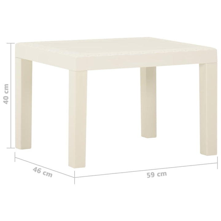 Set Mobilier De Grădină Cu Perne, 3 Piese, , Plastic