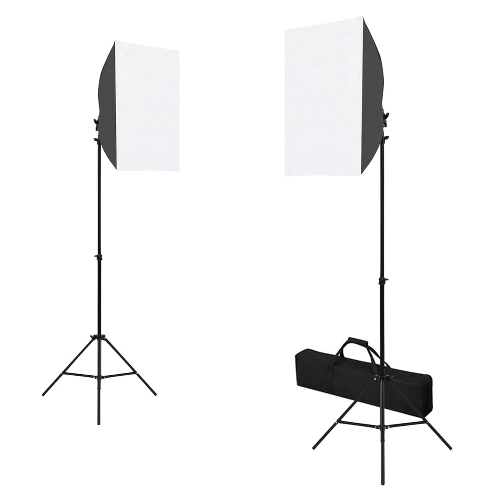 Set Studio Foto Cu Lumini Softbox Și Reflector