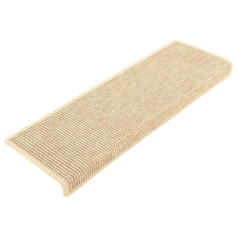Covorașe Scări Autoadezive 15 Buc. 65X21X4Cm Sisal