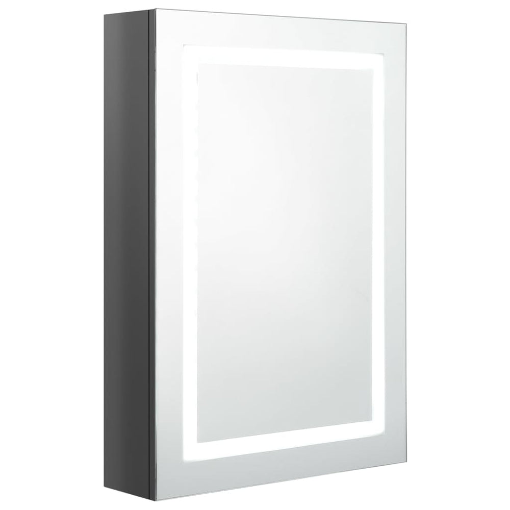 Dulap De Baie Cu Oglindă Și Led, , 50X13X70 Cm