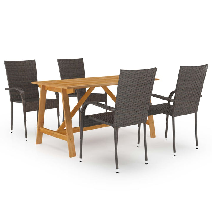 Set Mobilier De Grădină, 5 Piese,