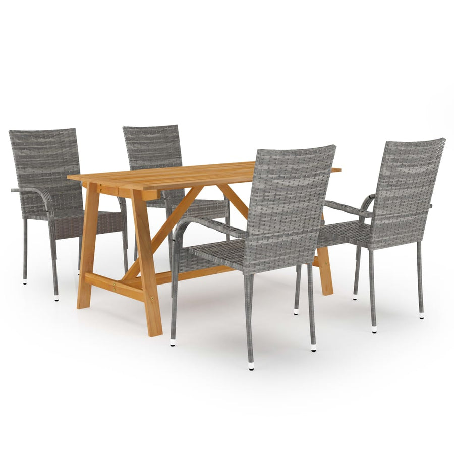 Set Mobilier De Grădină, 5 Piese,