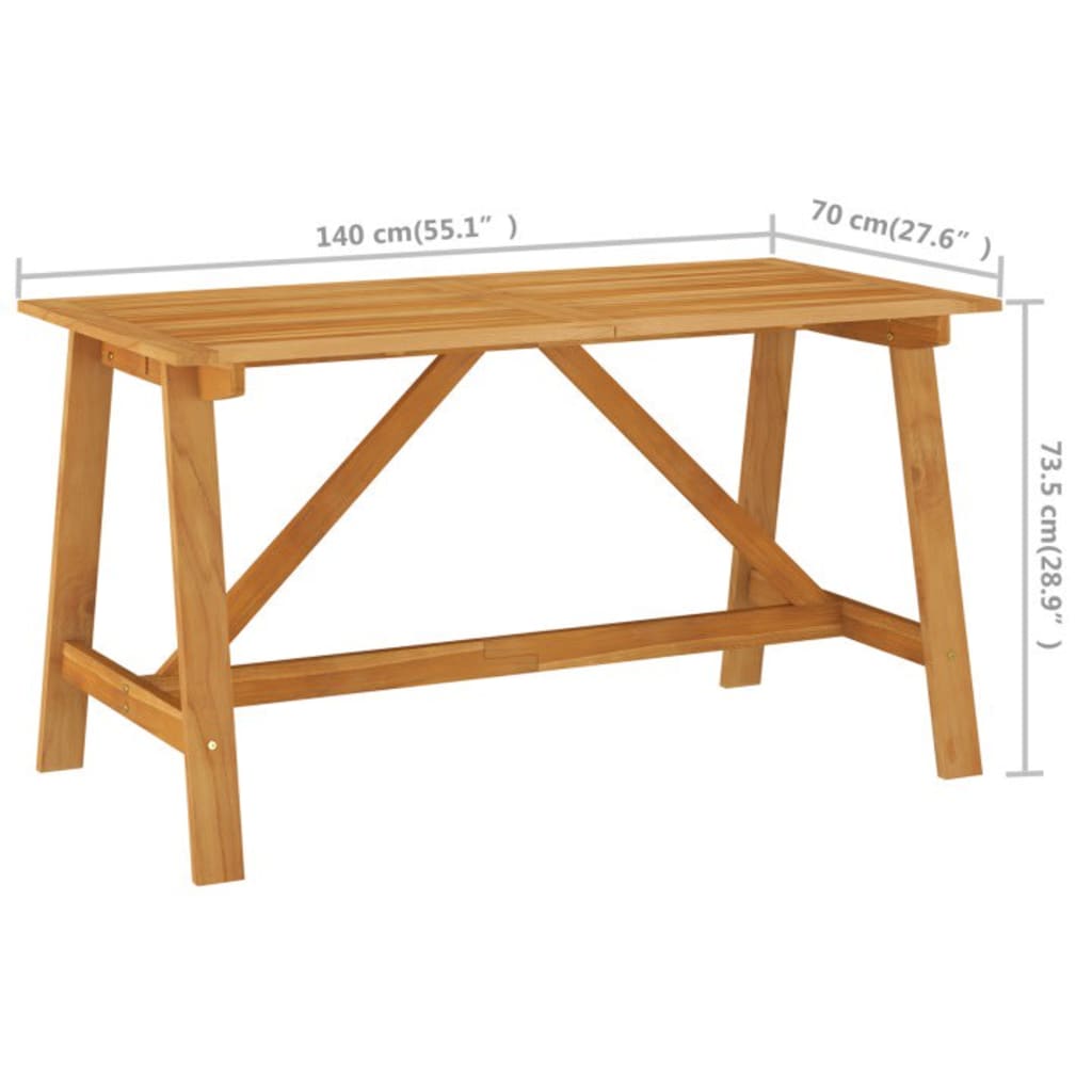 Set De Masă Pentru Grădină, 5 Piese, Negru