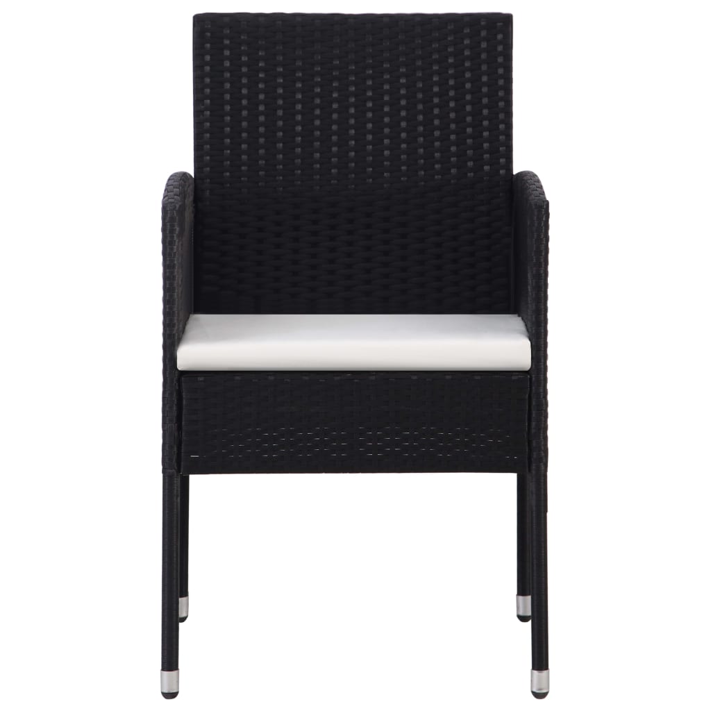 Set De Masă Pentru Grădină, 5 Piese, Negru