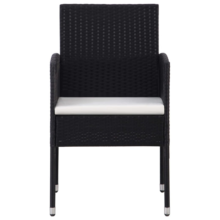 Set De Masă Pentru Grădină, 5 Piese, Negru