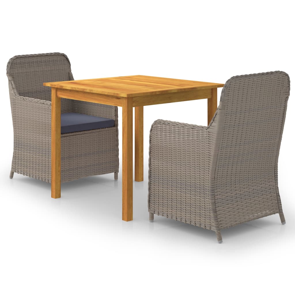 Set Mobilier De Grădină, 3 Piese,