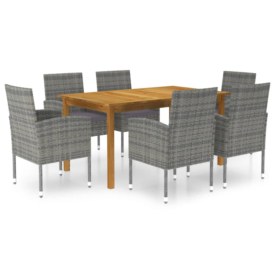 Set Mobilier Pentru Grădină, 7 Piese,