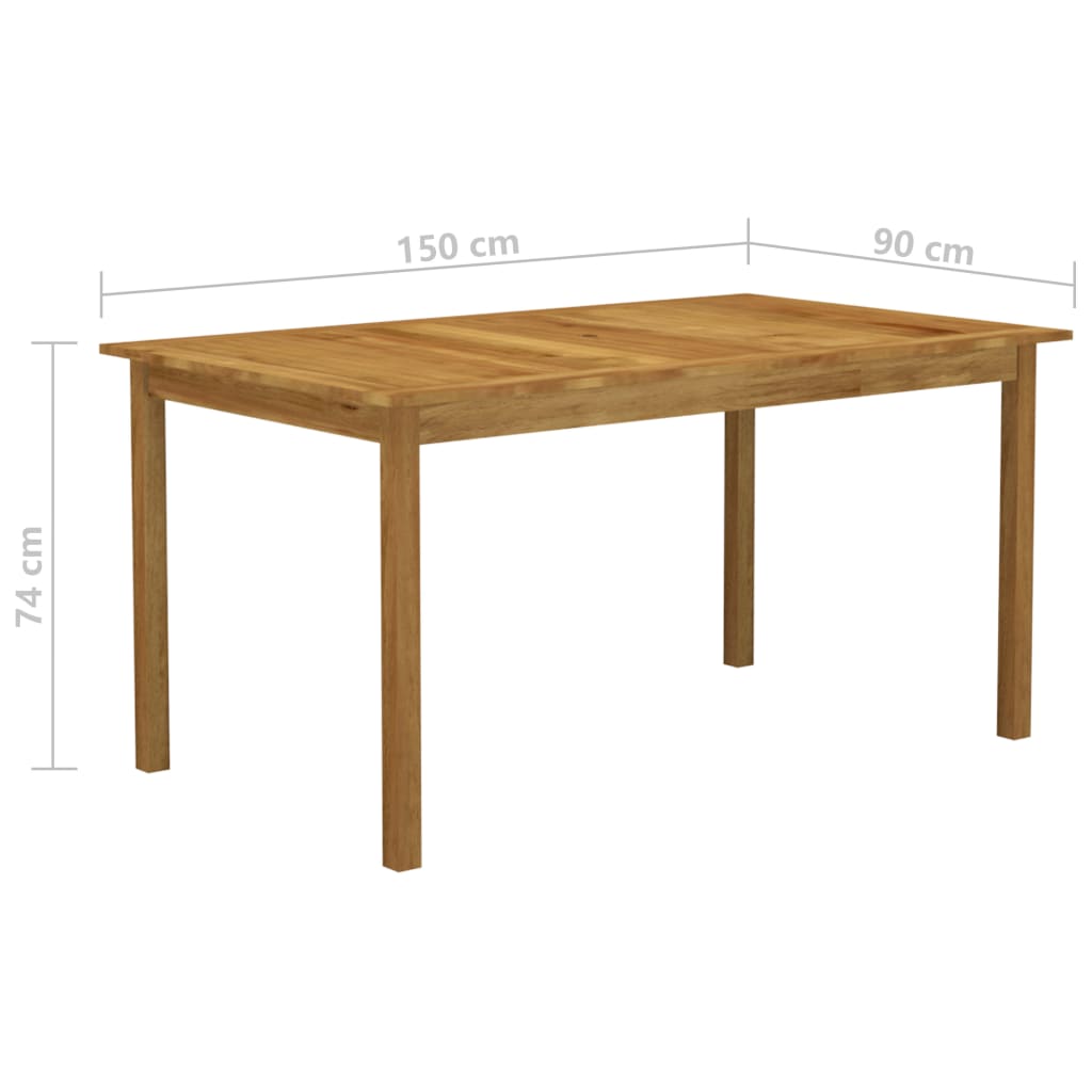 Set Mobilier Pentru Grădină, 7 Piese,