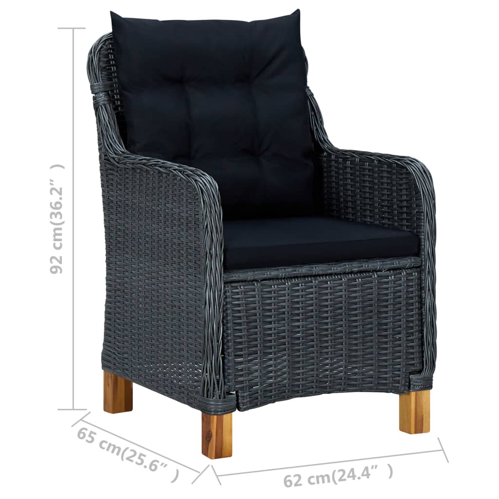 Vixl Set Mobilier De Grădină, 5 Piese,